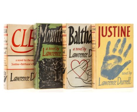 Durrell (Lawrence) [The Alexandra Quartet], 4 vol., comprising Justine, occasional light spotting, jacket spine browned, ends