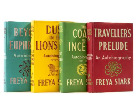 Stark (Freya) [Autobiography], 4 vol., comprising Traveller's Prelude, reprint, signed by the author on half-title, boards ve