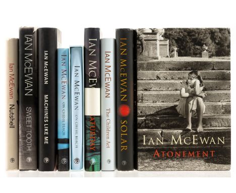 McEwan (Ian) Atonement, 2001; Saturday, 2005; Solar, 2010; The Children Act, 2014, first editions, all signed or with signed 