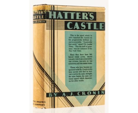 Cronin (A. J.) Hatter's Castle, first American edition, signed by the author on endpapers, original cloth, one or two marks, 