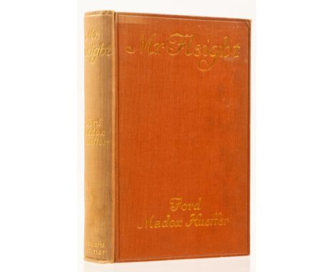 Ford (Ford Madox) Mr. Fleight, first edition, spotting to fore-edge, original orange cloth, sunning to spine, small patch of 