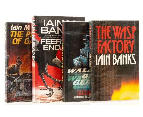 NO RESERVE Banks (Iain) The Wasp Factory, 1984; Walking on Glass, signed by the author on title, 1985; The Player of Games, 1