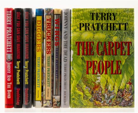 Pratchett (Terry) Johnny and the Dead, first edition, signed by the author on title, 1993; The Carpet People, revised edition