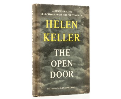 NO RESERVE Keller (Helen) The Open Door, first edition, signed by the author, TLs from Keller's secretary, written on behalf 