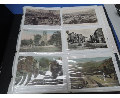 A large modern postcard album of Cumbria including Barrow, Kendal, Carlisle