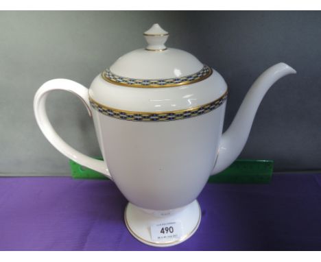 A Royal Worcester dinner service in Francesca pattern, circa 1991, comprising service for six, coffee pot and milk jug