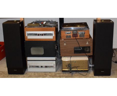 A Good Analogue Audio Collection Of Ten Reel-To-Reel Tape Recorders And Record Players: domestic and studio models including 