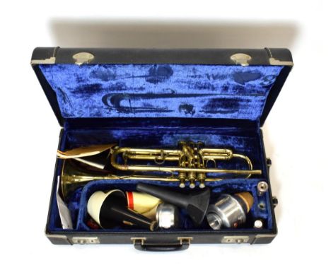 Trumpet Custom Built By E Benge, Los Angeles Calif. Resno-Tempered Bell 3, serial number 24540 (1977), with Vincent Bach Corp