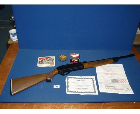 A Crosman pneumatic Model 766 B.B./.177 American Classic rifle Serial No. 476364041 by the Crosman Arms Co., Firport, N.Y., U