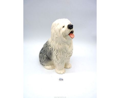 A Beswick fireside 'Old English Sheepdog', 11 1/2'' tall.