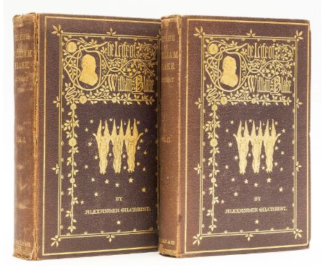 Gilchrist (Alexander) Life of William Blake "Pictor Ignotus", 2 vol., first edition, half-titles, plates and illustrations, o