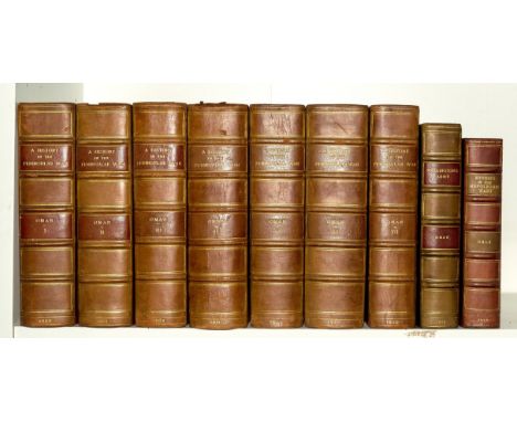 Napoleana.- Oman (Charles) A History of the Peninsular War, 7 vol., Oxford, 1902-30; Wellington's Army 1809-1814, 1912; Studi