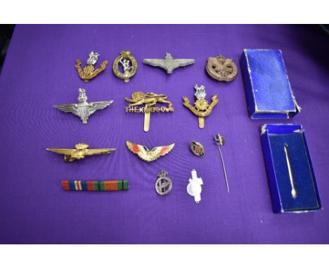A collection of Military Badges belonging to Harold Riley, in a previous sale we sold his diaries on his Arnhem Campaign, the