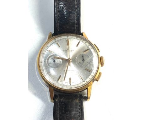 Vintage Breitling Top Time chronograph Ref. 2000 manual wind Venus 188 in working order no warranty given 