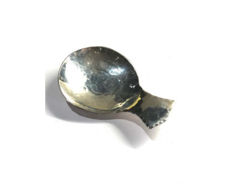 irish silver tea caddy spoon 