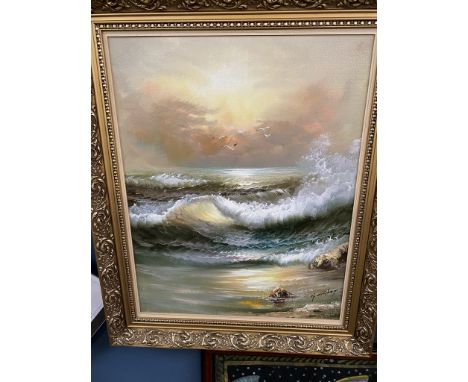 An original oil painting by H. Gailey