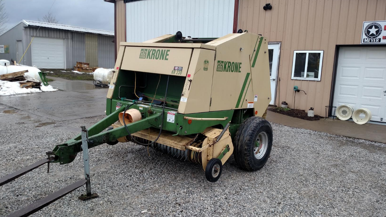KRONE KR230 ROUND BALER, STRING TIE