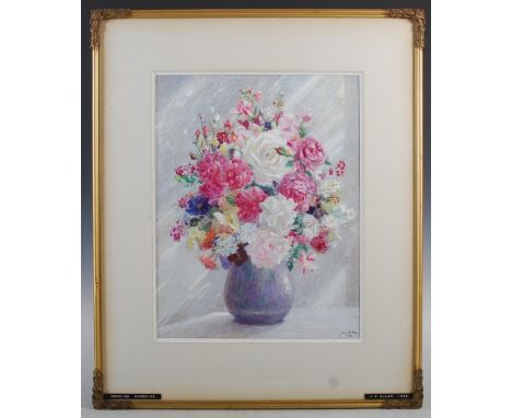 Jessie R. Allan (fl.1889-1923) Flowers, morning sunshine watercolour, signed and dated 1932 lower right 43cm x 33.5cm
