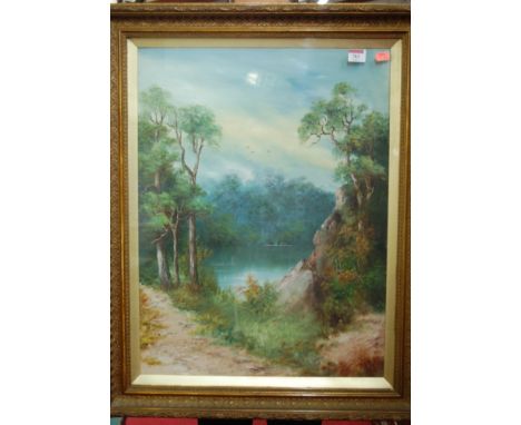 After A Sutherland - Battle of Omdurman, Friday September 2nd 1898, birds eye maple framed colour lithograph; pair of river l
