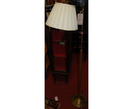 A brass standard lamp