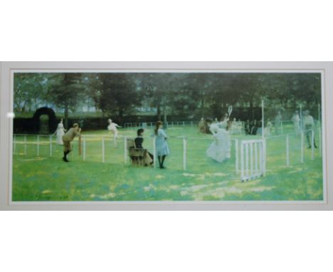 After Lavery - The Tennis Match, reproduction print