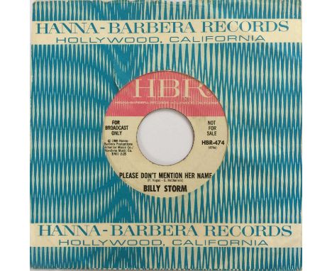 BILLY STORM - PLEASE DON'T MENTION HER NAME 7" (PROMO - HBR-474). A great cut here by Billy Storm to include Please Don't Men