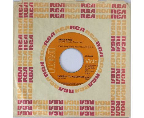 HERB WARD - HONEST TO GOODNESS 7" (ORIGINAL US COPY - RCA VICTOR 47-9688). The original US 7" (stock) copy of Herb Ward - Hon