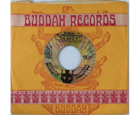 THE M.V.P.'S - TURNIN' MY HEARTBEAT UP/ EVERY MAN FOR HERSELF 7" (US SOUL - BUDDAH BDA 262). An original early 70s US pressin