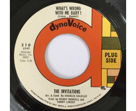 THE INVITATIONS - WHAT'S WRONG WITH ME BABY? (PROMO - DYNOVOICE 210). A killer promotional 45 by The Invitations to include W