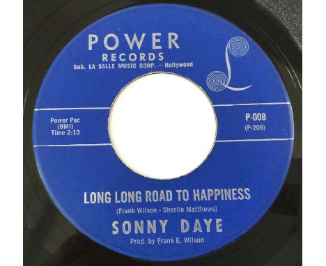 SONNY DAYE - LONG LONG ROAD TO HAPPINESS (POWER RECORDS - P-008). An ace 45 by Sonny Daye to include Long Long Road To Happin
