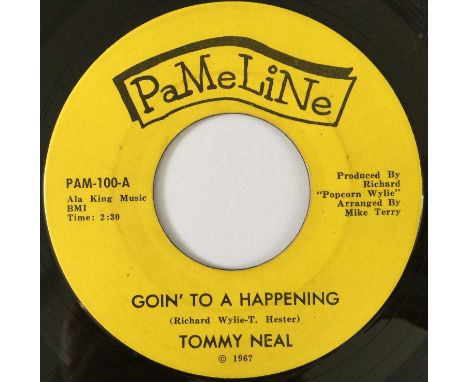 TOMMY NEAL - GOIN' TO A HAPPENING/ TEE TA 7" (US SOUL - PAMELINE PAM-100). A quality original US pressing of Goin' To A Happe