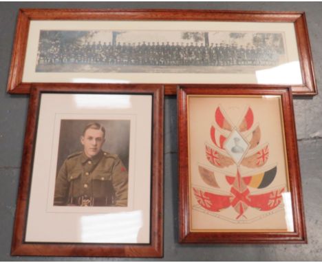 WW1 Royal Engineers Panoramic Photograph 37 x 8 inch, black and white, long photo of "529 (ER) Field Company RE British Army 