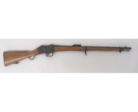 Obsolete Calibre Martini Carbine 24 inch, 577/450 barrel. &nbsp;Rear ladder sight. &nbsp;Blackened, flat side body. &nbsp;Dro