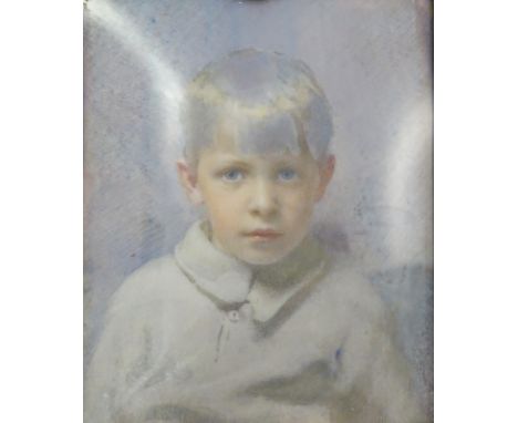 George Scott Ingles (1874-1952) A.R.C.A. A head and shoulders portrait miniature of Alexander Rule Ingles the artist's son, c