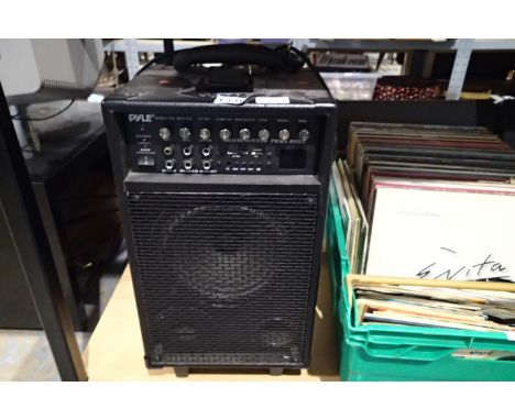 Pyle speaker with audio in/out MP3/iPod with original iPhone connector. Not available for in-house P&amp;P, contact Paul O'He