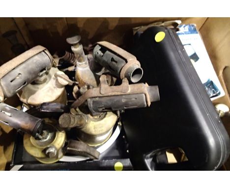 Mixed items to include blow torches, brass taps, wall clock etc. Not available for in-house P&amp;P, contact Paul O'Hea at Ma