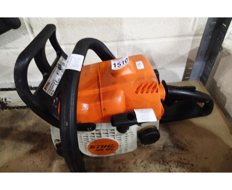 Stihl MS180 petrol chainsaw. Not available for in-house P&amp;P, contact Paul O'Hea at Mailboxes on 01925 659133 