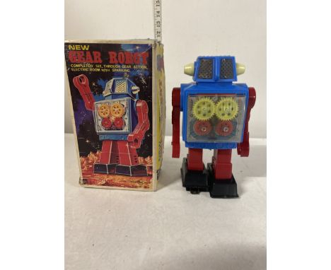 HORIKAWA ROBOT NON-STOP Made in HONG KONG by SAMO MIB jouet ancien a