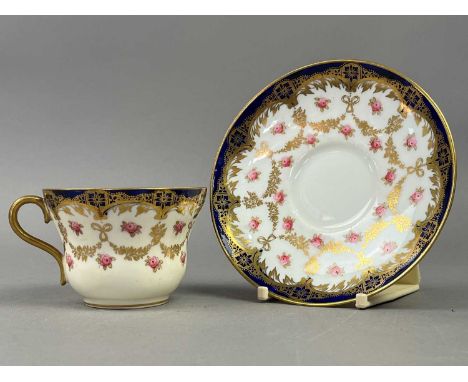 CAULDON PART COFFEE SERVICE,along with a Royal Worcester part tea service and other tea ware