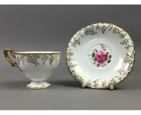 ROYAL CROWN DERBY 'VINE' PATTERN TEA SERVICE,comprising six trios