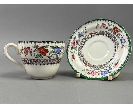 COPELAND 'CHINESE ROSE' PART TEA SERVICE,along with two other tea pots