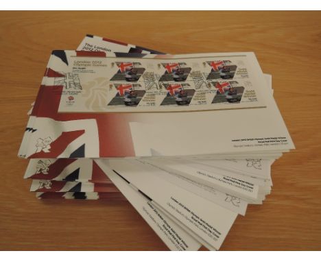 GB 2012 OLYMPICS &amp; PARALYMPICS MEDAL WINNERS FIRST DAY COVERS IN FULL SHEETLETS   Complete run of the 2012 Olympic Medal 