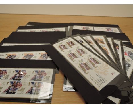 GB 2012 OLYMPICS COMPLETE GOLD MEDAL WINNER MINI SHEETS COLLECTION - £300+ FACE   Full run of 29 sheetlets of 6 for Olympic G