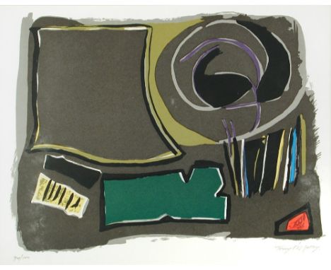 § Tony O'Malley (Irish, 1913-2003) Abstract numbered 94/100 and signed lower right "Tony O'Malley" lithograph 41 x 53cm (16 x