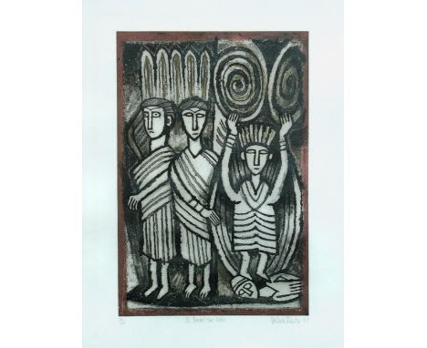 § Valerie Thornton (British, 1931-1991) St Benoit sur Loire signed lower right "Valerie Thornton '89" and numbered 34/45 lith