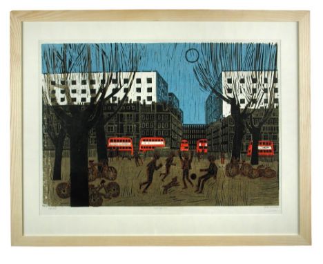 § Robert Tavener, RE (British, 1920-2004) London Park No. 2 signed in pencil lower right "Robert Tavener" and inscribed "Arti