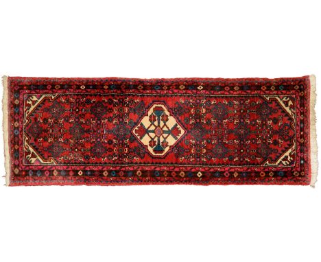 A Middle Eastern wool runner, 74 x 202cm  Good condition