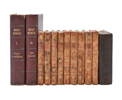 Theology &amp; Medical. La Saincte Bible Contenant le Vieil et le Nouveau Testament Enrichie de plusieurs belles figures, Sac