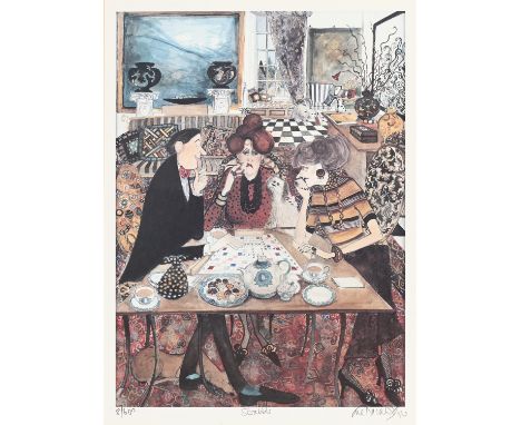 Sue Macartney-Snape (b. 1957) - Scrabble, signed, titled and numbered 8/600 in pencil by the artist, off-set print, 49 x 36cm