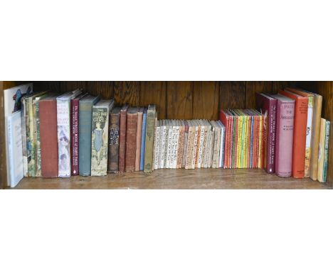 Children's Books. One shelf, early 20th c and later, 18 post-1919 Beatrix Potter Books, first edition and other vintage Ladyb